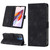 For Xiaomi Redmi 12C / 11A 4G Skin-feel Embossed Leather Phone Case(Black)