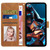 Fantasy Skin-feel Calfskin Texture Leather Phone Case for Xiaomi Redmi Note 12 Pro 5G/12 Pro Speed / Poco X5 Pro(Brown)
