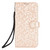 For Xiaomi Redmi 12C / Redmi 11A 4G Global Honeycomb Dot Texture Leather Phone Case(Gold)