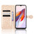 For Xiaomi Redmi 12C / Redmi 11A 4G Global Honeycomb Dot Texture Leather Phone Case(Gold)
