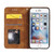 For iPhone 6 / 6s Lucky Flowers Embossing Pattern Magnetic Horizontal Flip Leather Case with Holder & Card Slots(Brown)
