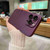 For iPhone 11 Pro Max Marble Pattern PC Phone Case(Purple)