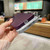 For iPhone 11 Pro Max Marble Pattern PC Phone Case(Purple)