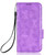 For iPhone 12 Pro Max Symmetrical Triangle Leather Phone Case(Purple)