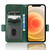 For iPhone 12 mini Symmetrical Triangle Leather Phone Case(Green)