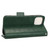 For iPhone 12 mini Symmetrical Triangle Leather Phone Case(Green)