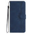 For iPhone 12 Pro Max Heart Pattern Skin Feel Leather Phone Case(Royal Blue)