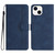 For iPhone 13 mini Heart Pattern Skin Feel Leather Phone Case(Royal Blue)