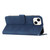 For iPhone 13 mini Heart Pattern Skin Feel Leather Phone Case(Royal Blue)