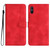 For Xiaomi Redmi 9A/9AT/9i Heart Pattern Skin Feel Leather Phone Case(Red)