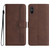For Xiaomi Redmi 9A/9AT/9i Heart Pattern Skin Feel Leather Phone Case(Brown) For Xiaomi Redmi 9A/9AT/9i Heart Pattern Skin Feel Leather Phone Case(Brown)
