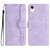 For iPhone XR Heart Pattern Skin Feel Leather Phone Case(Purple)