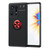For Xiaomi Mix 4 Metal Ring Holder 360 Degree Rotating TPU Case(Black+Red)