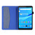 For Lenovo M8 4th Gen Fabric Leather Tablet Case(Blue)