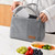 Lunch Lunar Bag Aluminum Film Thickening Large Capacity Portable Lunch Box, Size: Large(Navy)