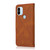 For Xiaomi Redmi A1+ Dual-color Stitching Leather Phone Case(Brown Red)