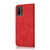 For Xiaomi Redmi 9T Dual-color Stitching Leather Phone Case(Red Blue)