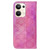 For OPPO Reno9 Pro+ Colorful Magnetic Buckle Leather Phone Case(Pink)