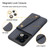 For OPPO Reno9 Pro+ Double Buckle Magnetic Phone Case(Blue)