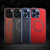 For iPhone 12 Skin Feel Litchi Texture MagSafe Magnetic Phone Case(Black)