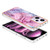 For Xiaomi Redmi Note 12 Pro 5G Global Electroplating Marble Dual-side IMD Phone Case(Pink 013)
