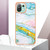 For Xiaomi 11 Lite Electroplating Marble Dual-side IMD Phone Case(Green 004)