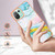 For Xiaomi 11 Lite Electroplating Marble Dual-side IMD Phone Case(Green 004)