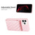 For iPhone 11 Pro Vertical Wallet Rhombic Leather Phone Case(Pink)