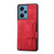 For Xiaomi Redmi Note 12 Pro 5G Global & India / Poco X5 Pro Skin Feel Dream RFID Anti-theft PU Card Bag Phone Case(Red)