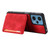 For Xiaomi Redmi Note 12 Pro 5G Global & India / Poco X5 Pro Skin Feel Dream RFID Anti-theft PU Card Bag Phone Case(Red)