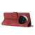 For Xiaomi 13 Ultra Skin Feel Stripe Pattern Leather Phone Case with Lanyard(Red)