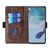 For Xiaomi Redmi 12 4G Contrast Color Side Buckle Leather Phone Case(Dark Brown + Gold)