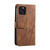 For iPhone 11 Pro Max Skin Feel Splicing Horizontal Flip Leather Case with Holder & Card Slots & Wallet & Photo Frame(Brown)