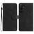 For Xiaomi Redmi 9 Flower Embossing Pattern Leather Phone Case(Black)
