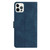 For iPhone 12 Pro Seven Butterflies Embossed Leather Phone Case(Blue)