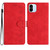For Xiaomi Redmi A1 Seven Butterflies Embossed Leather Phone Case(Red)