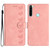 For Xiaomi Redmi Note 8T Seven Butterflies Embossed Leather Phone Case(Pink)