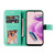 For Xiaomi Redmi Note 12S 4G 7-petal Flowers Embossing Leather Phone Case(Green)