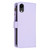 For iPhone XR 9 Card Slots Zipper Wallet Leather Flip Phone Case(Light Purple)