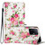 For Xiaomi Mi 11T / Mi 11T Pro Colored Drawing Leather Phone Case(Peonies)