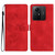 For Xiaomi Redmi Note 12S Flower Butterfly Embossing Pattern Leather Phone Case(Red)