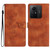For Xiaomi Redmi Note 12S Flower Butterfly Embossing Pattern Leather Phone Case(Brown)