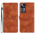 For Xiaomi 12T / 12T Pro Flower Butterfly Embossing Pattern Leather Phone Case(Brown)