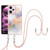 For Xiaomi Redmi Note 12 Pro 5G Global Electroplating IMD TPU Phone Case with Lanyard(White Marble)