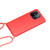For Xiaomi Redmi 12C Wheat Straw Material + TPU Phone Case with Lanyard(Red)