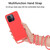 For Xiaomi Redmi 12C Wheat Straw Material + TPU Phone Case with Lanyard(Red)