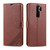 For Xiaomi Redmi Note 8 Pro AZNS Sheepskin Texture Horizontal Flip Leather Case with Holder & Card Slots & Wallet(Brown)