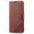 For Xiaomi Redmi Note 8 Pro AZNS Sheepskin Texture Horizontal Flip Leather Case with Holder & Card Slots & Wallet(Brown)