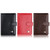 3 PCS Covc1002 Bank Card Passport Card Holder With Buckle Clip PU Document Protection Card Holder(Brown)
