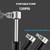 Manual Mini Portable Bicycle Aluminum Alloy Pump Basketball Football Inflatable Cylinder(Bubble Bag Black)